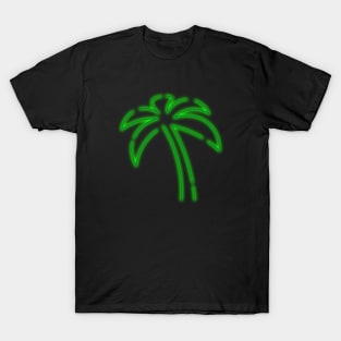 Simple green palm tree T-Shirt